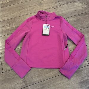 NEW NIKE Training top 1/4 Zip Nike PRO Therma-Fit for kids size M girls